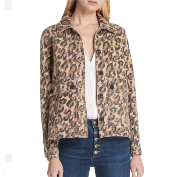 VERONICA BEARD Mercer Leopard Print Jacket - Picture 2 of 16